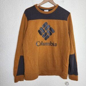 Columbia Lodge Color Block Crewneck Sweatshirt Men's Size Medium